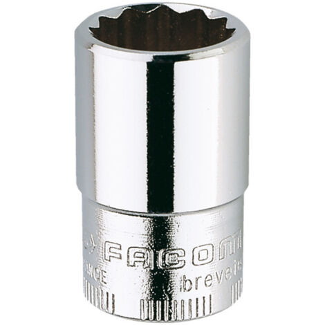 Douille Facom 3/8" 12 pans 1/4 JB.1/4