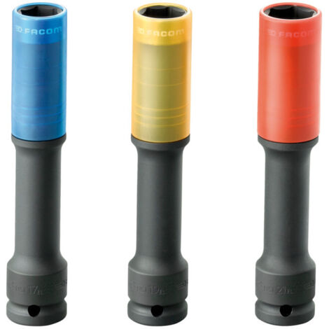 Douille Facom IMPACT 1/2", longue, 19 mm