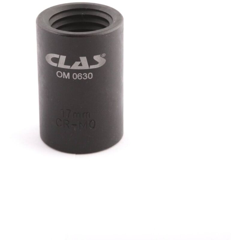 Clas - Douille filetage inversé 17mm L.38mm 1/2' Cr-Mo - sa 0631 Equipements