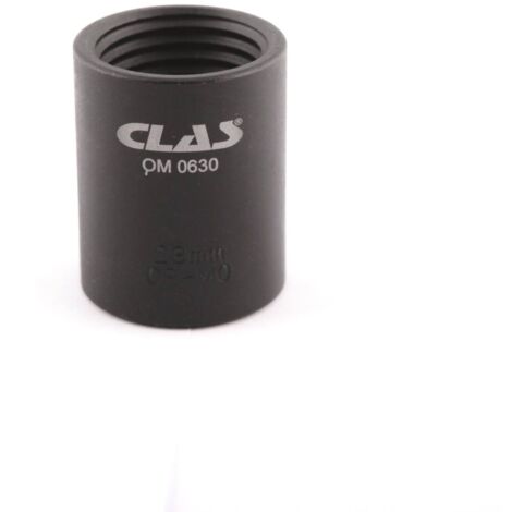 Douille filetage inversé 23mm L.38mm 1/2" Cr-Mo - SA 0635 - CLAS Equipements
