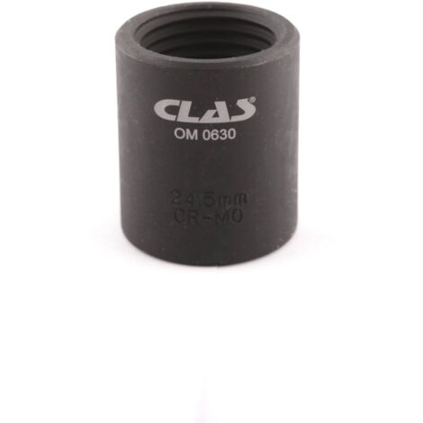 Douille filetage inversé 24.5mm L.38mm 1/2" Cr-Mo - SA 0652 - CLAS Equipements