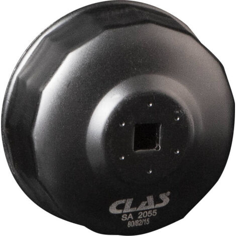 Douille filtres à huile 80/82x15 mm 3/8" - SA 2055 - CLAS Equipements