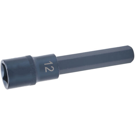Douille Hex S2 Acier Allié pour Clé à Choc Pneumatique et Électrique, Outil Antirouille Matériel H12