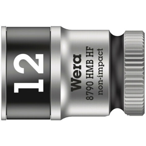 Douille hexagonal 3/8 12mm avec fonction de maintien Wera
