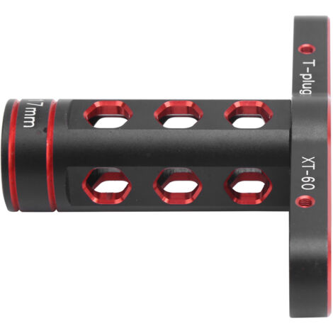 Douille hexagonale 17mm en alliage d'aluminium pour modèles RC 1/8, outil de maintenance véhicule tout-terrain (rouge)