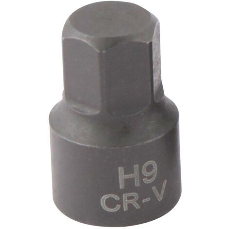Douille héxagonale 9mm 1/4" CrV pour étrier de frein - OM 0184 - CLAS Equipements