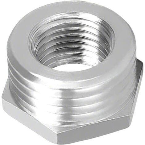 Douille hexagonale de réduction, 4 raccords tuyauterie en acier inoxydable 304, filetage mâle 1/2" x femelle 1/8", adaptateur réduction pour la plomberie, l'air et le gaz. - 1-1/2" NPT Male 1-1/4"
