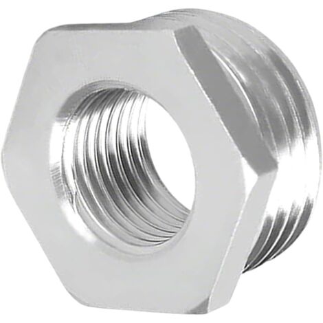 Douille hexagonale de réduction, 4 raccords tuyauterie en acier inoxydable 304, filetage mâle 1/2" x femelle 1/8", adaptateur réduction pour la plomberie, l'air et le gaz. - 1-1/2" NPT Male 1/4"