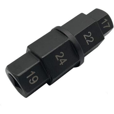 Douille hexagonale pour essieu de roue avant et arrière de moto 17/19/22/24 mm