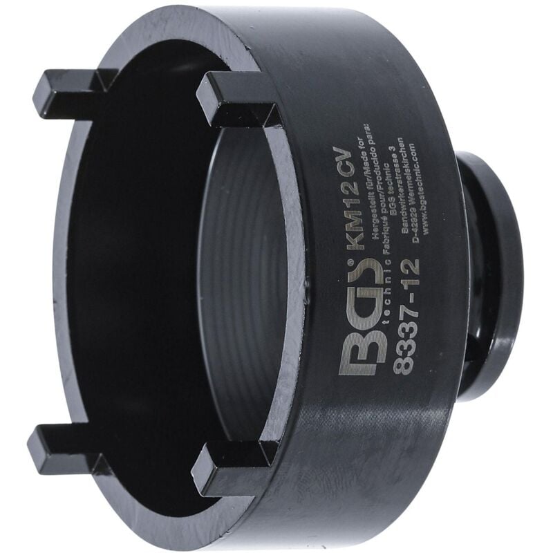 Douille impact cle a ergots dents exterieurs km12 (din 981) bgs