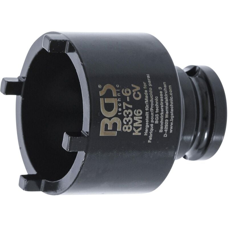 Douille impact cles a ergots dents exterieurs km6 (din 981) bgs