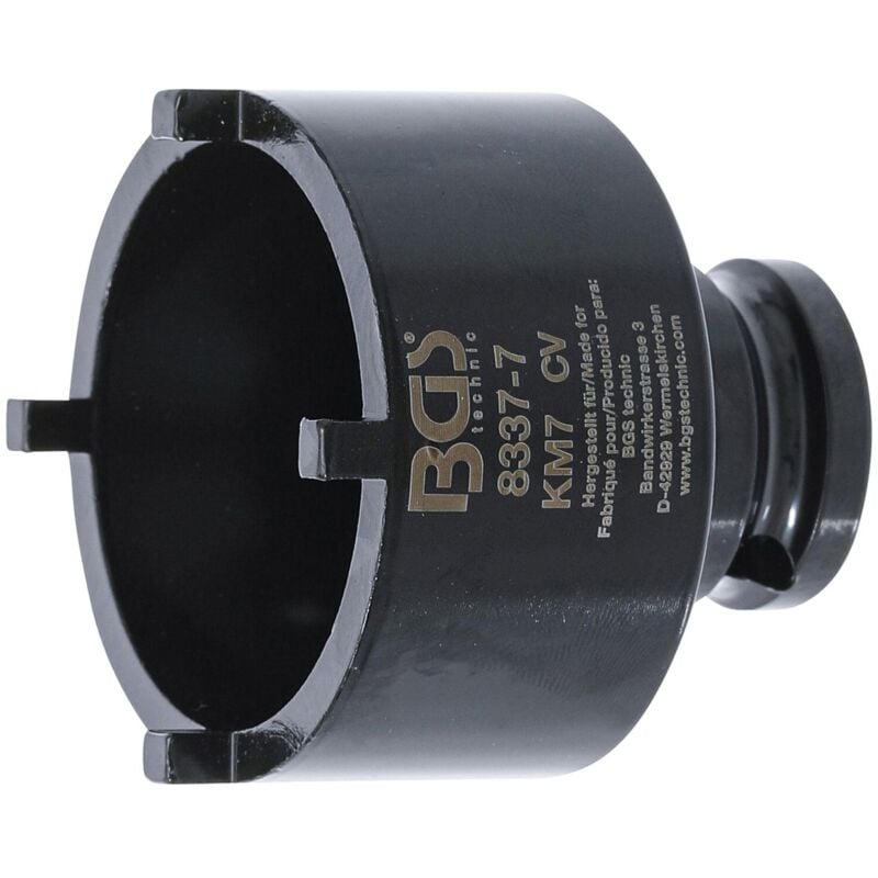 Douille impact cles a ergots dents exterieurs km7 (din 981) bgs