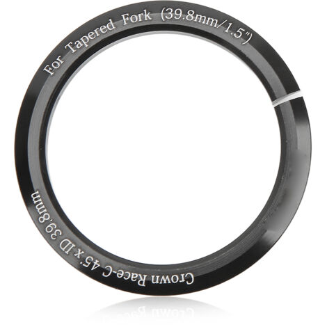 Douille inférieure de direction vélo en alliage d'aluminium pour tube conique 1,5 pouces, compatible avec fourche avant.