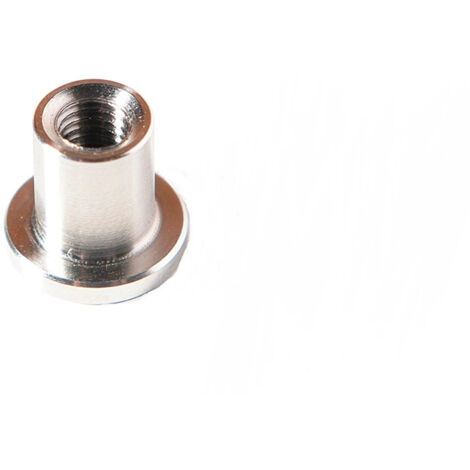 Douille Inox 316 M5 Diamètre 7,8 x longueur 9mm pour fixation paumelles et équerres de cabines sanitaires HOMEWELL