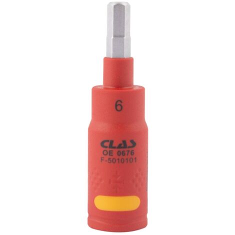 Douille isolee 1/4" h6- OE 0676 - CLAS Equipements