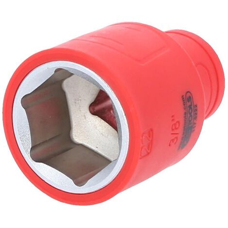 Douille isolée 3/8", 22 mm