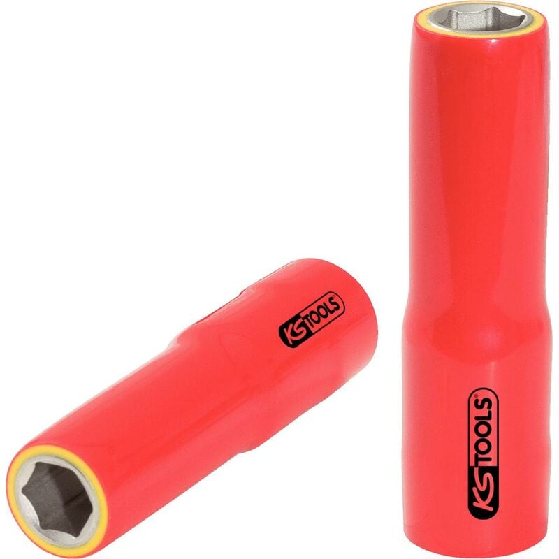 Kstools - Douille 1/2' avec revêtement isolant, longue, 17 mm