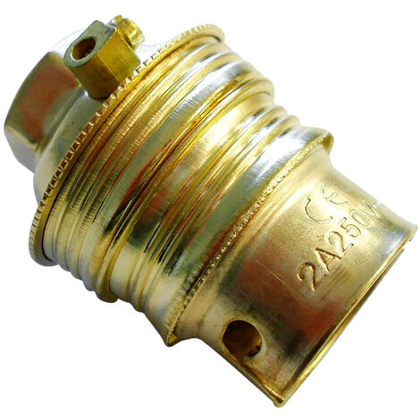 Douille laiton B22 double bague