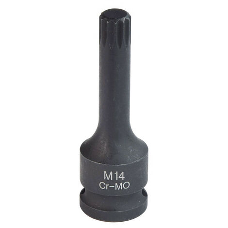 Douille longue à choc XZN M14 - carré 1/2 75 mm