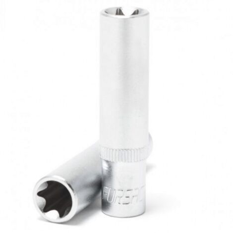 Douille longue TORX E5 1/4'' en acier au chrome-vinyle