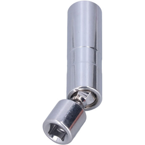 Douille magnétique pivotante 3/8" 12 pans en acier chrome vanadium pour cliquets - 16mm (5/8")