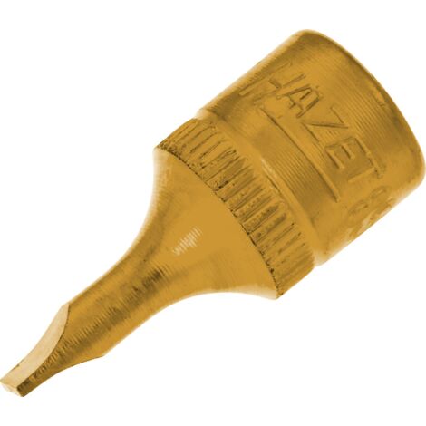 Douille mâle 8503-0.8X4 ∙ Carré creux 1/4 pouce (6,3 mm) ∙ Profil à fente ∙ Taille 0,8 x 4 mm