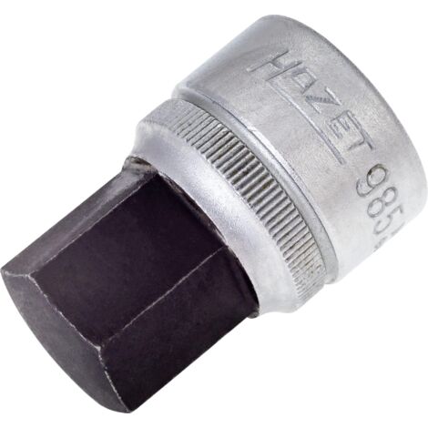 Douille mâle 985-19 ∙ Carré creux 1/2 pouce (12,5 mm) ∙ Profil à 6 pans intérieurs ∙ Taille 19 mm