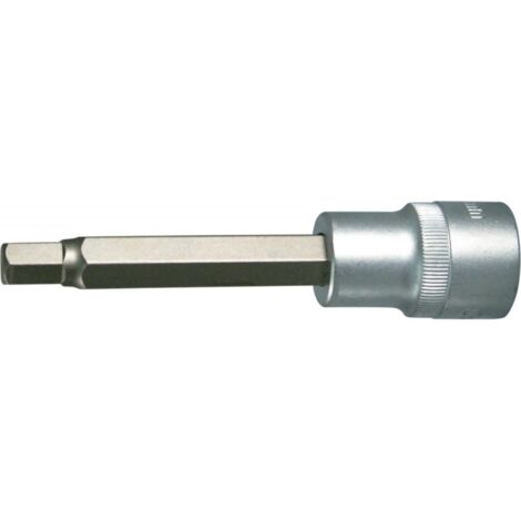 Douille male carré 1/2"Hex 7 x100mm FORTIS