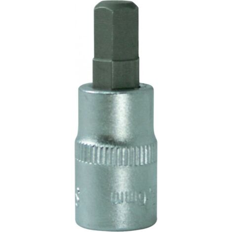 Douille male carré 1/4"6 x36mm i6kt. FORTIS