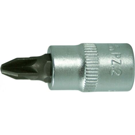 Douille male carré 1/4"PZ2 FORTIS