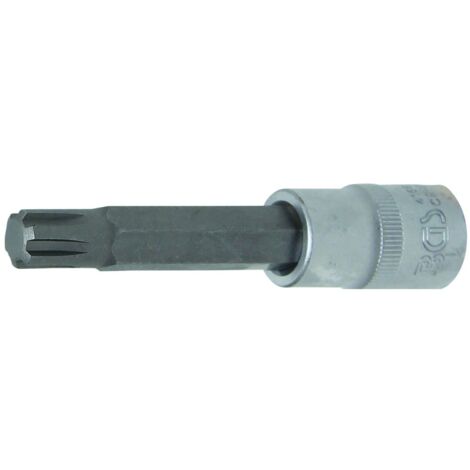 Douille mâle embout à crénaux ribe carré 1/2" long 100 mm - ribe m16