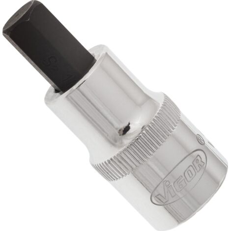 Douille mâle ∙ V2105 ∙ Carré creux 1/2 pouce (12,5 mm) ∙ Profil à 6 pans intérieurs ∙ Taille 10 mm