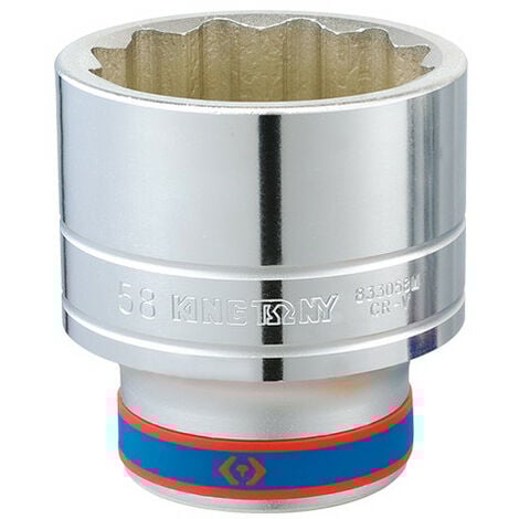 Douille Métrique 1" (25,40 mm) 12 pans 63 à 80 mm