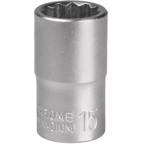Douille MJW 1/2" 12 pans 15 mm