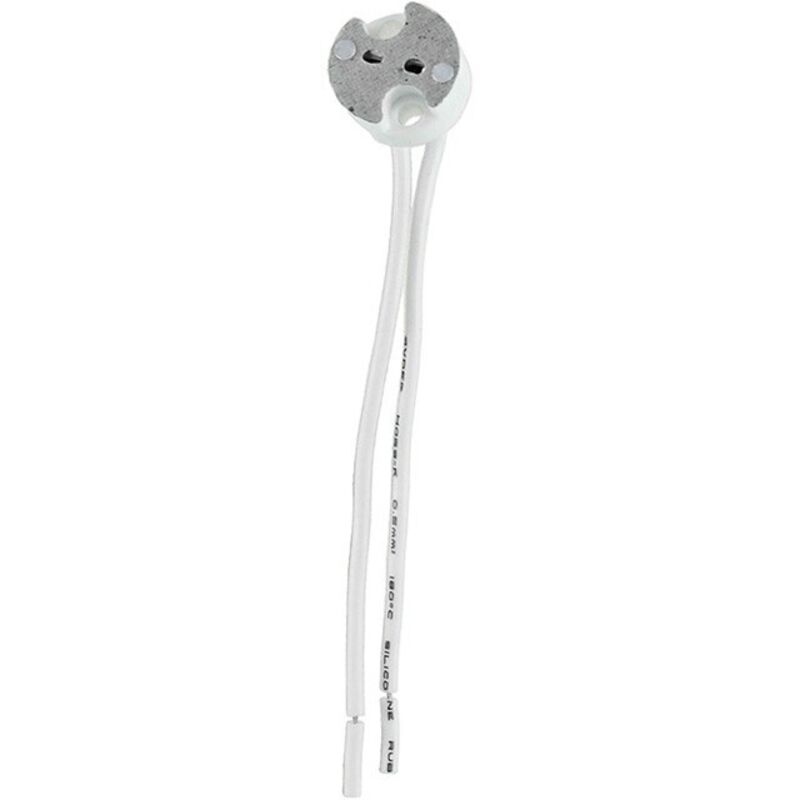 Sachet de 25 douilles Céramique GU5.3 (MR16) / G4 / MR11 simple Miidex Lighting®