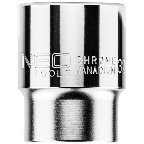 Douille NEO 3/4" douze pans, 32 mm - acier au chrome vanadium, DIN 3124