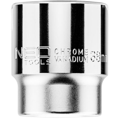 Douille NEO 3/4" douze pans, 38 mm - acier au chrome vanadium, DIN 3124