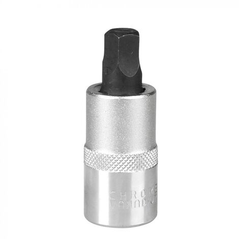 Douille pentagonale mâle 10 mm – Longueur 55 mm – Empreinte carrée 1/2 pouce – Matériau chrome vanadium pour systèmes de freinage – Turbocar