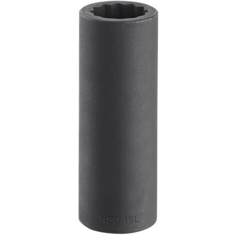 Douille pour clé à choc Bi-Hexagone, 30mm Carré 1/2" ( Prix pour 1 )