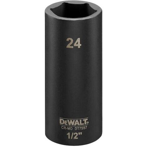 Douille pour clé à choc DeWALT 24mm, Carré 1/2 ( Prix pour 1 )