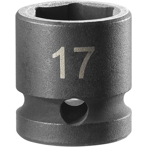 Douille pour clé à choc Hexagonal, 17mm Carré 1/2" ( Prix pour 1 )