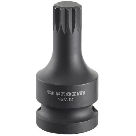 Douille pour clé à choc Pièce d'éclisse, 12mm Carré 1/2" ( Prix pour 1 )