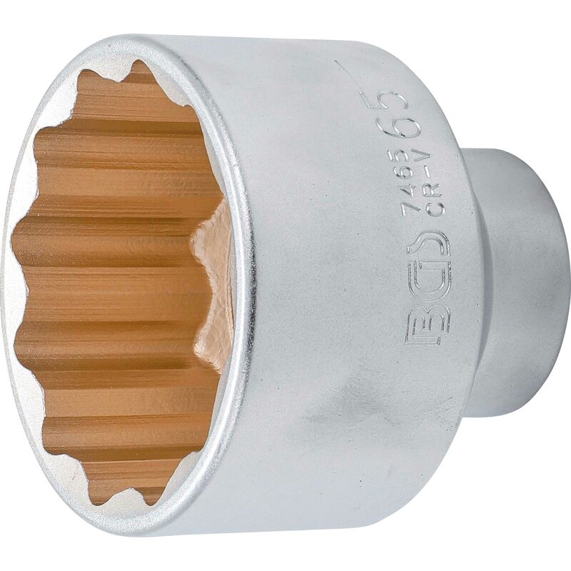 Bgs Technic - douille pour clé, douze pans 20 mm (3/4'') 65 mm bgs 7465