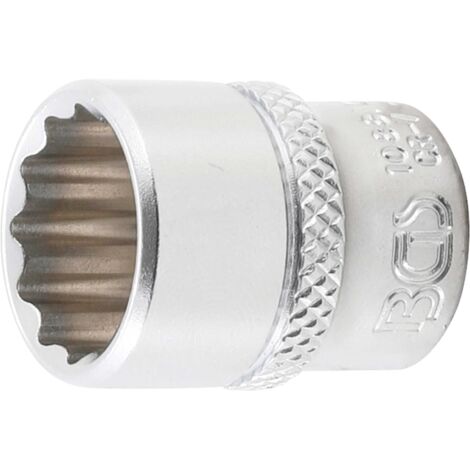 DOUILLE POUR CLÉ, DOUZE PANS  6,3 MM (1/4'')  9/16'' BGS 10881