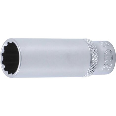 DOUILLE POUR CLÉ, DOUZE PANS, PROFONDE  6,3 MM (1/4'')  12 MM BGS 10712
