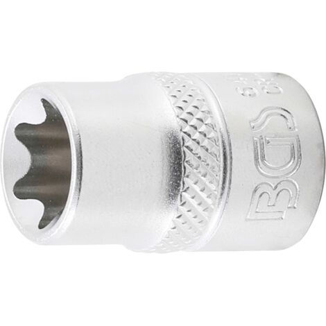 DOUILLE POUR CLÉ, PROFIL E 10 MM (3/8'') E14 BGS 6414