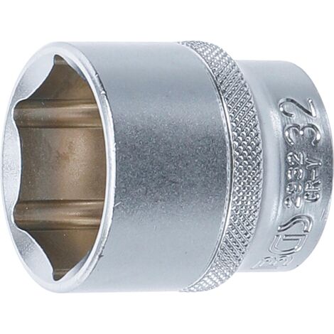 Douille pour clé, six pans 12,5 mm (1/2") 32 mm BGS