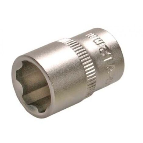 Douille pour clé, six pans 6,3 mm (1/4") 12 mm BGS