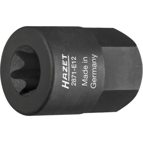 Douille pour compresseur turbo / collecteur 2871-E12 ∙ 6 pans extérieurs 17 mm ∙ Profil TORX® extérieur ∙ Taille E12