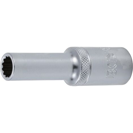 Douille profonde bgs technic 12 pans chrome 10 mm